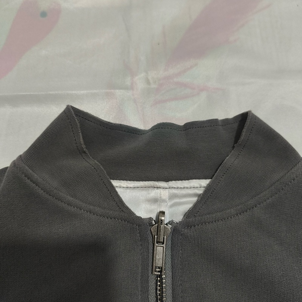 Haider Ackermann Dark Gray Zip-Up Jacket - Picture 3 of 10